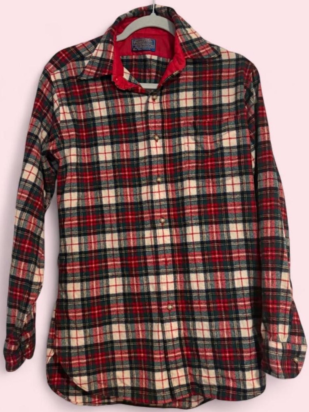 Vintage 70s Pendleton Authentic Stewart Dress Tartan Plaid Flannel